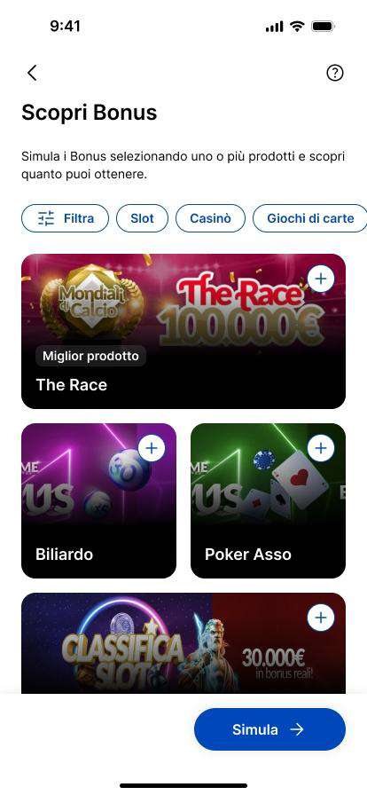 Scopri Bonus